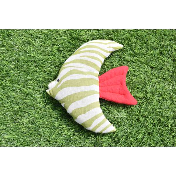 Waago Angel Fish Toy For Dog, Green
