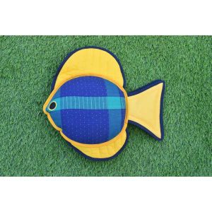 Waago Big Blue Fish Toy For Dog, (Size 15 / 15 inches)