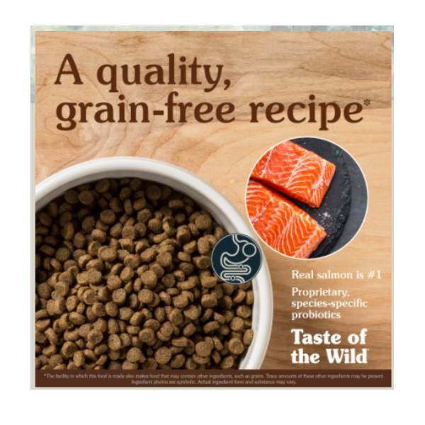 Taste of the Wild Dry Dog Food Pacific Stream Puppy (Smoked Salmon) 2-Kg