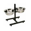 SmartyPet Stainless Steel Bowl With Adjustable Stand, Large Size (Width-29cm x Depth-10cm)