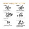 Pet Pattern Cat Litter, 6.5L/5 kg (Lavender)