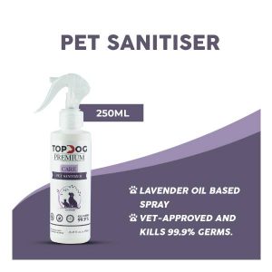 TOP Dog Pet Sanitizer For Dogs and Cats, 250 ml (Lavender)
