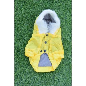 Waago Winter Yellow Jacket For Small Dog-Size (Extra Small)
