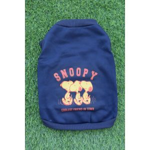 Waago “Snoopy” Blue Winter T-Shirt For Dog-Size-16