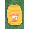 Waago Snoopy Yellow Winter T-Shirt For Dog-Size-16