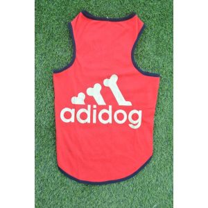 Waago “Adidog” Winter Red T-Shirt For Dog-Size-26