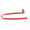 Waago Nylon Leash With Brass Hook For Small Dog , 3.4 Inch, 4.9 Ft (Red)