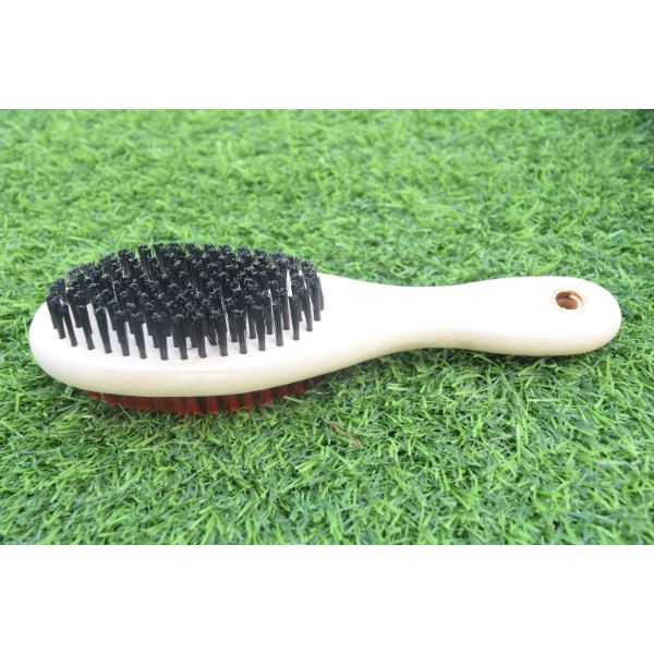 Waago Wooden 2 Side Bristle Brush For Medium And Large Dog