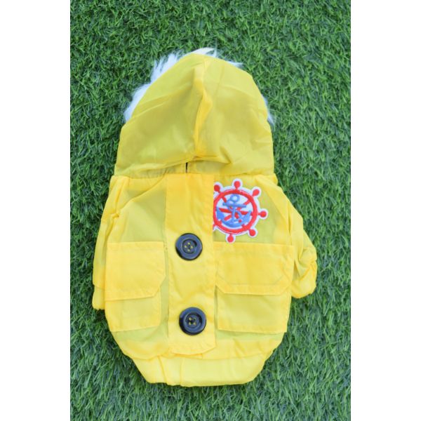 Waago Winter Yellow Jacket For Small Dog-Size (Extra Small)