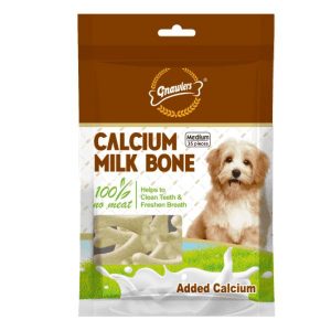 Gnawlers Calcium Milk Bone Medium, 35 Pcs