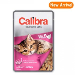 Calibra Premium Line Turkey and Chicken For Kitten, 100gm