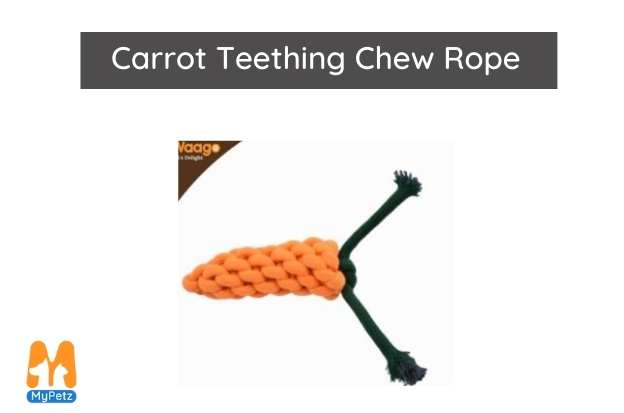 Carrot Teething Chew Rope
