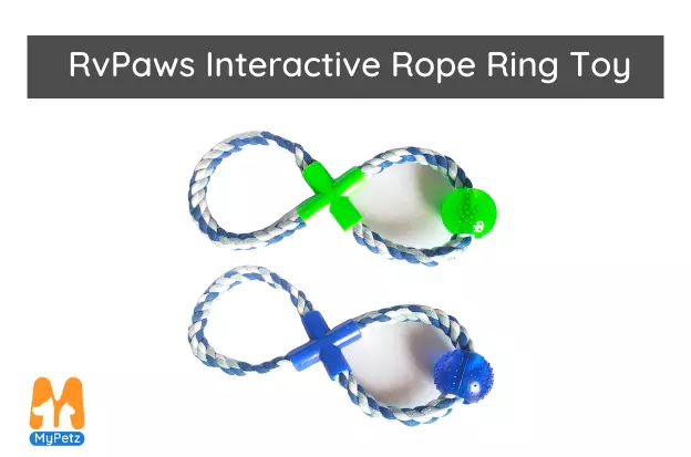 RvPaws Interactive Rope Ring Toy