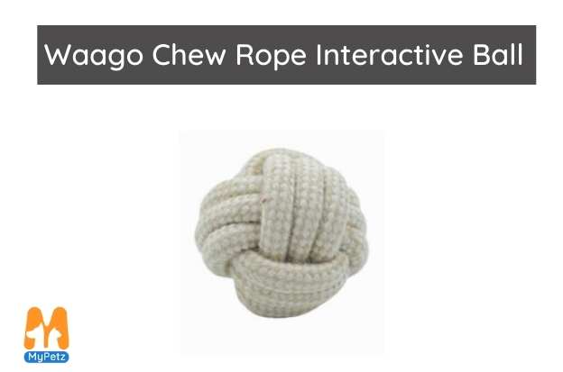 Waago Chew Rope Interactive Ball for German Shepherds 