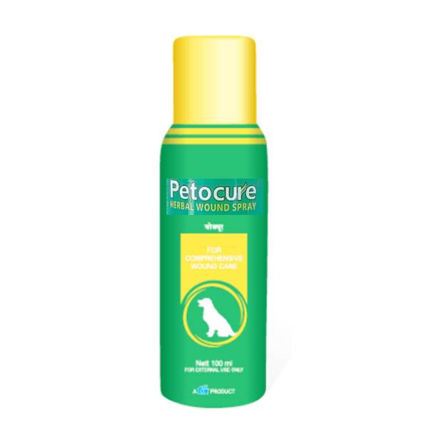 Petocure Herbal Wound Spray For Dogs, 100ml