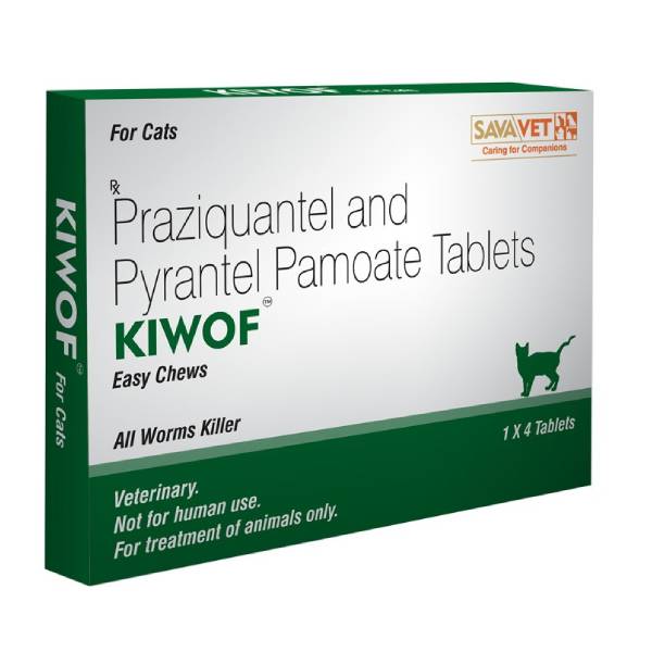 Kiwof Cat All worms Killer, 1×4 Tablets