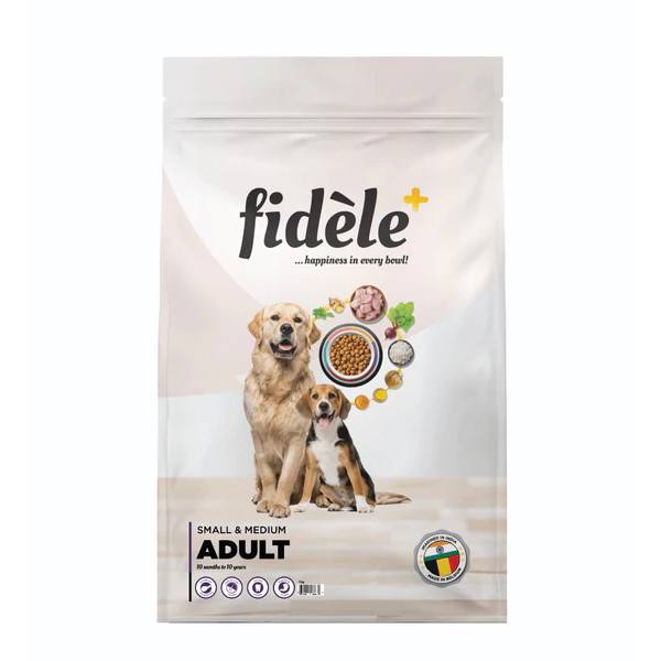 Fidele+ Small & Medium Breed Adult Dry Dog Food, 3kg