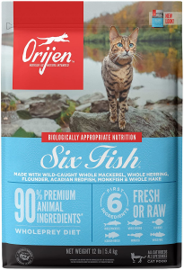 Orijen Six Fish Dry Cat Food