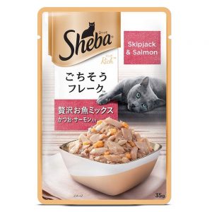 Sheba Adult Rich Premium Wet Cat Food - Fish Mix