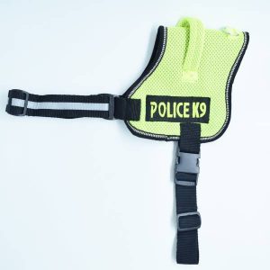 Waago Police K9 Mesh Harness with Adjustable Strap, Size XXL, Light Green