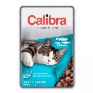Calibra Trout and Salmon Gravy For Adult Cat ,100 gm
