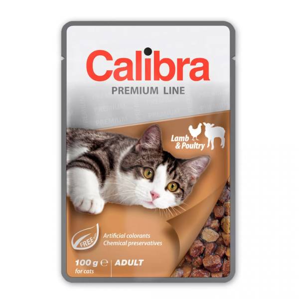 Calibra Lamb and Poultry Gravy For Adult Cat, 100 gm