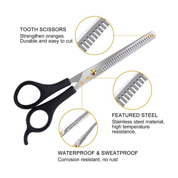 Waago Grooming Scissor with Toothed Blade For Cats and Dogs
