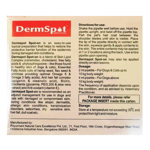 DermSpot For Dogs and Cats, 2ml