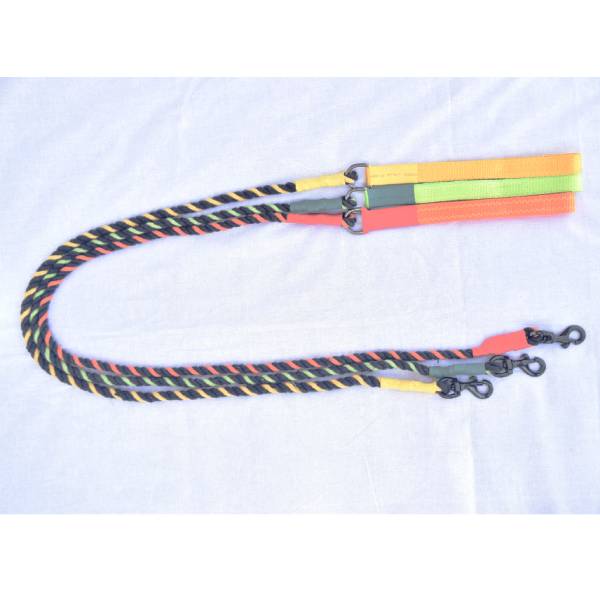Waago Cotton Leash with Handle For Small Dogs, 10 mm, 4 Ft