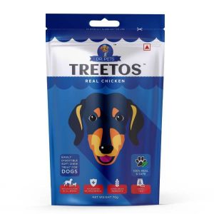 TREETOS (Real Chicken) For Dogs and Pups Of All Ages, 70 Gm