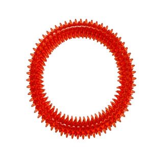 Waago Spike Chew Ring For Medium and Large Dogs Multicolor , 7 inch