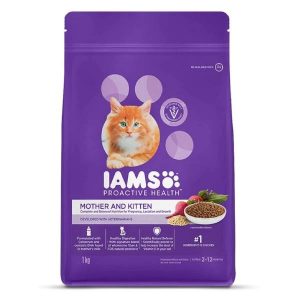 IAMS Proactive Health Chicken Premium Mother and Kitten Cat Dry Food, 400 gm