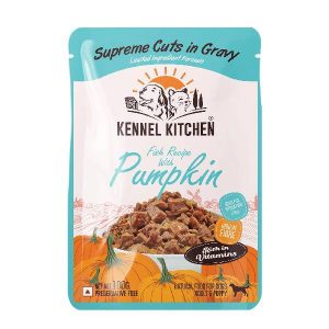 Kennel Kitchen Fish with Pumpkin in Gravy  For Dogs, 100 Gm