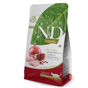 Farmina N&D Grain Free NEUTERED Chicken And Pomegranate For Adult Cat, 300 Gm