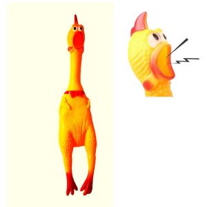 Bon Chien Screaming Chicken Sound Toy For Dogs, (36 cm)