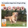 Wiggles Eraditch Spot On For Medium Dogs (10-20kg), (To Eradicate Ticks,Fleas,Chewing Lice)