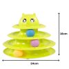 Waago Interactive Circular Turntable 3 Level Fun Toy For Cats