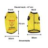 Waago T-Shirt (SNACK) For Large Dogs, Yellow-Size-(30)-XXL