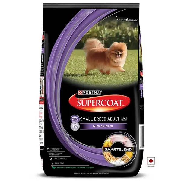 Purina Supercoat Adult Small Breed Dry Dog Food with Chicken, 3 kg