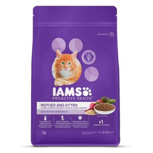 IAMS Proactive Health Chicken Premium Mother and Kitten Cat Dry Food, 8kg