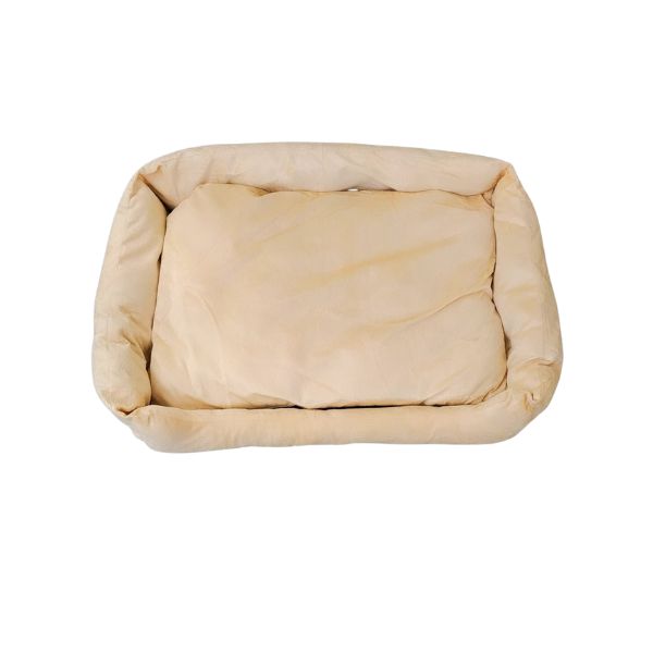 Waago Cutie Soft  Bed for Pets Cream XL Size (18 x 33 inch) Rectangle Shape