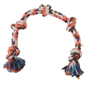 Waago 5 Knot Rope Toy For Medium And Large Dogs, Multicolor- 65cm