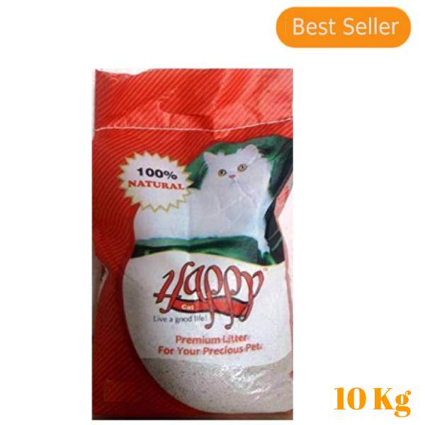 Happy Cat 100% Natural Bentonite Cat Litter, 10 kg