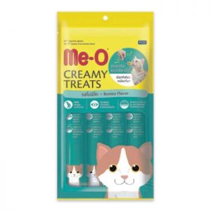 Me-O Creamy Cat Treats Tuna Bonito Flavour 15gm (4 sticks)