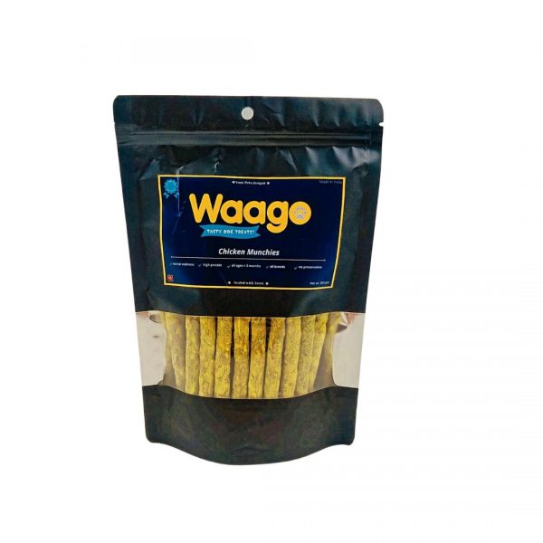 Waago Dog Chew Chicken Munchies 250 gm