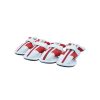 Waago Dog Shoes, Size-3, Red