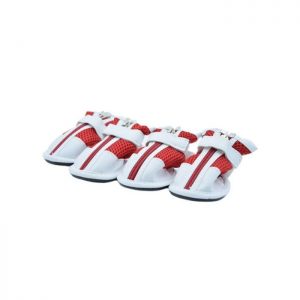 Waago Dog Shoes, Size-7, Red