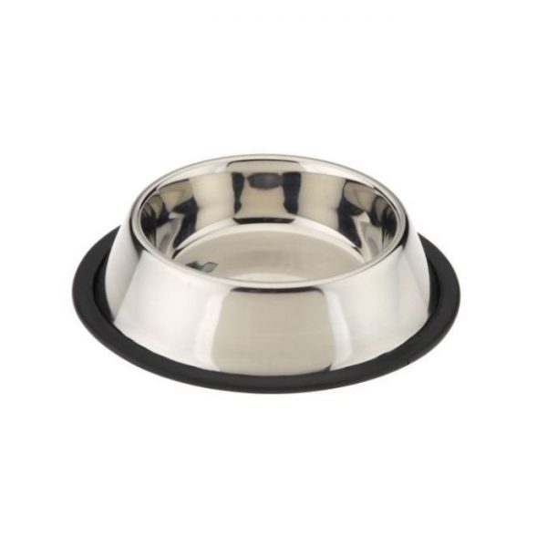 Waago Steel Feeding Bowl For Medium Dogs- Size-No 3