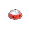 Waago Steel Feeding Bowl For Small Dogs And Cats- Size-No 0 (RED)