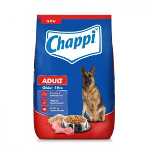 Chappi Adult Dry Dog Food, Chicken and Rice, 3 Kg